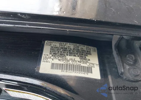 2012 Nissan Versa 1.8 Sl from USA, damaged, VIN 3N1BC1CP3CK244272